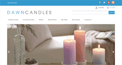 Desktop Screenshot of dawncandles.com